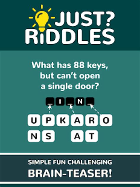 Just Riddles Apk для Android — Скачать