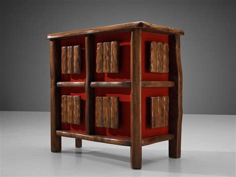 French Set of Modular Bar Cabinet Bars in Solid Elm For Sale at 1stDibs