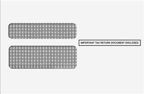 2up W-2 Double Window Tax Envelope