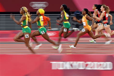 Jamaica sweeps women's 100m at Tokyo Olympics as Elaine Thompson-Herah ...