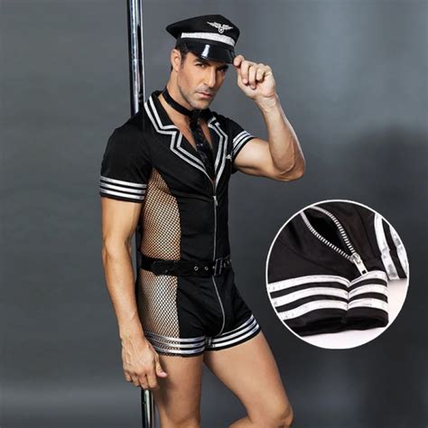 Costume Pilote D Avion Sexy Deguisement Homme Adulte