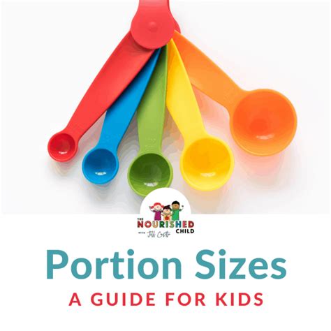 A Guide To Portion Sizes For Children