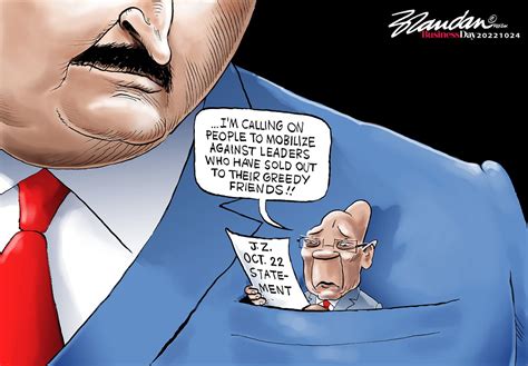 Cartoon The Irony Of Zuma