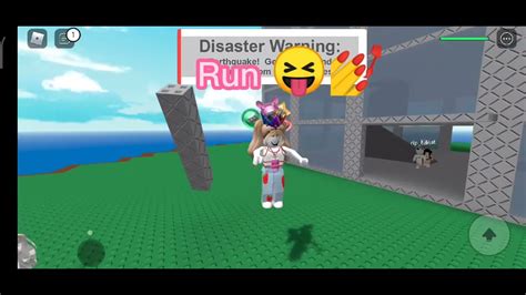 I Tried Playing Natural Disaster In Roblox 😝💅 Roblox Robloxmemes