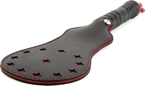 Amazon Leather Sexy Spanking Paddles Sex Whip Inch BDSM Sex Toy For Paddle Sex Play