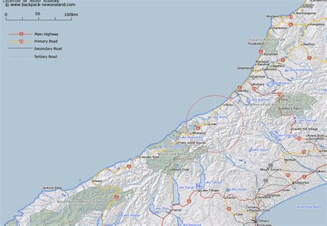 Where is Mount Ashmore? Map - New Zealand Maps