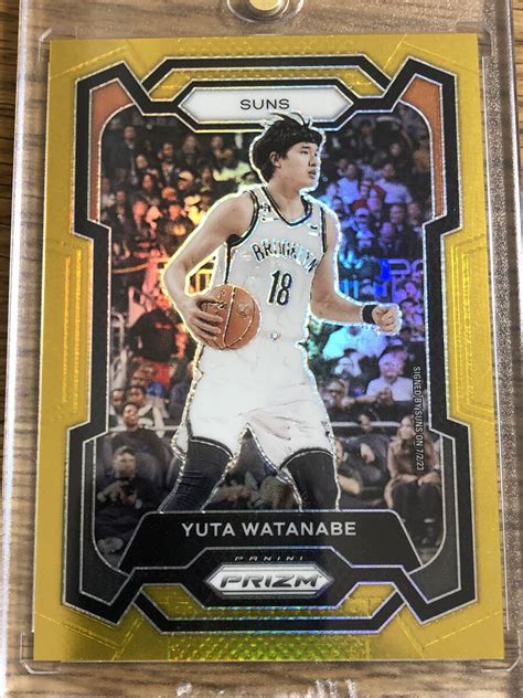 GOLD Yuta Watanabe 2023 24 Panini PRIZM Basketball Gold Prizm 10