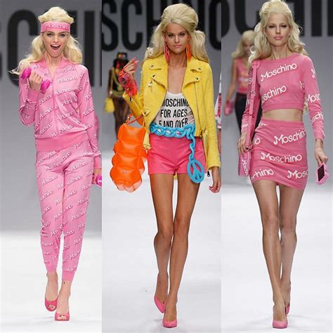 Stylizacje W Stylu Barbie Na Pokazie Moschino