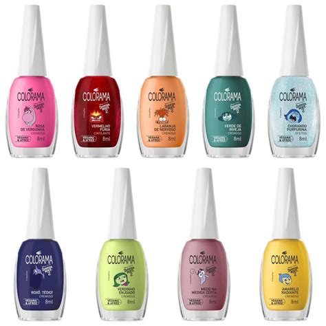 Esmalte Colorama Tabela De Cores - Kit Esmalte Divertida Mente Colorama 9 Cores Lançamento | Shopee Brasil ...