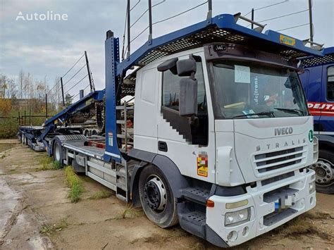 IVECO STRALIS 430 SILVER Car Transporter For Sale Lithuania Utena