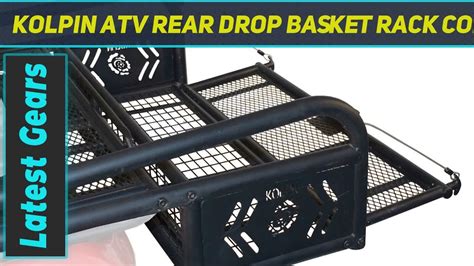 Kolpin ATV Rear Drop Basket Rack Collapsible Review 2023 YouTube