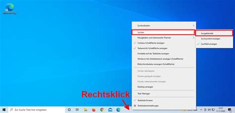 Windows Suchfeld In Taskleiste Ausblenden So Geht S