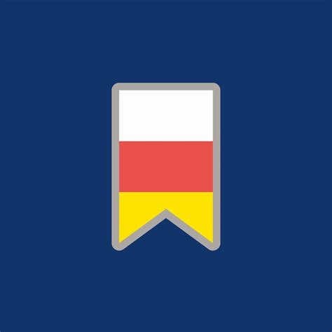 Premium Vector Illustration Of South Ossetia Flag Template