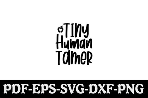 Tiny Human Tamer Svg Graphic By Creativekhadiza Creative Fabrica