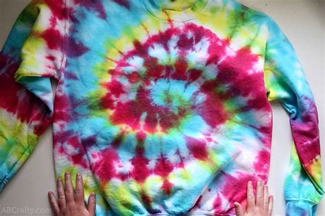 Tie Dye Sweatshirt How To Tie Dye A Sweatshirt At Home Ab Crafty