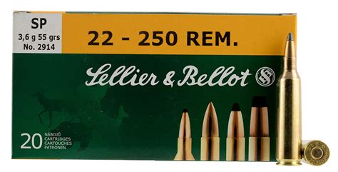 Jaktdepotet ProShop Sellier Bellot Rifle Soft Point 22 250 Rem 55 Gr