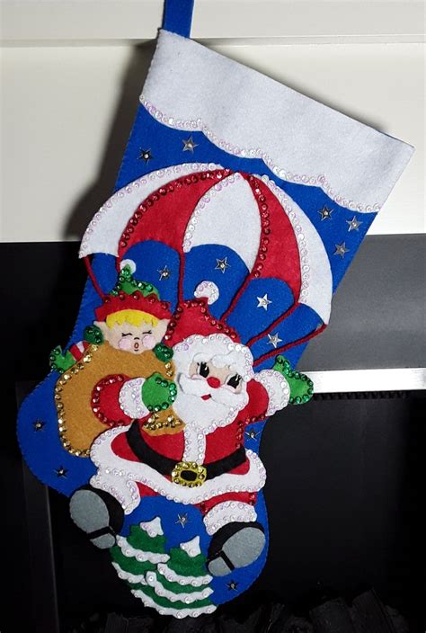 A Christmas Stocking Hanging From The Ceiling