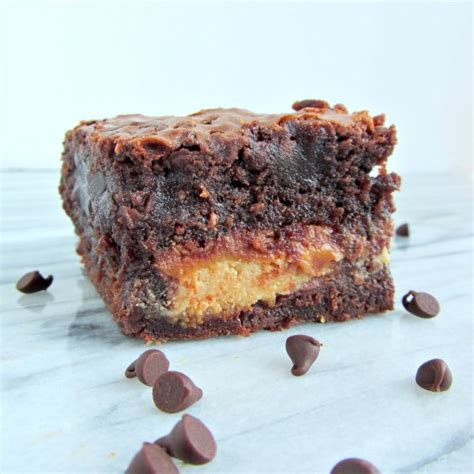 Six Ingredient Peanut Butter Snickers Brownies A Bajillian Recipes