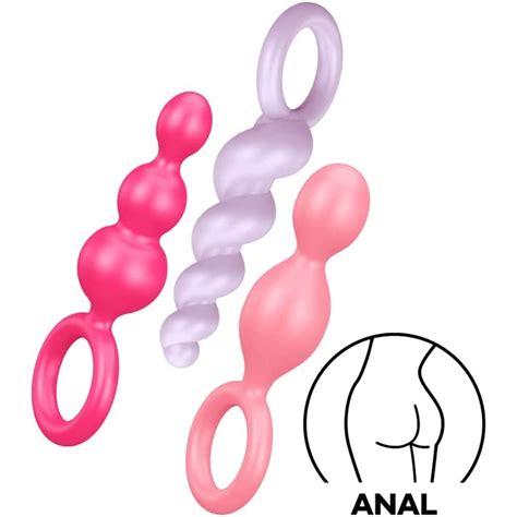 Buy Satisfyer Booty Call Set Of 3 Multicolour Anal Plugs Online Spank