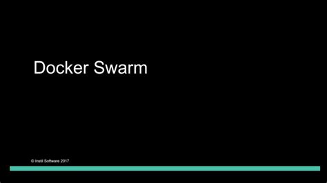 Docker Swarm Tutorial Featuring Eamonn Boyle Oct 2017 YouTube