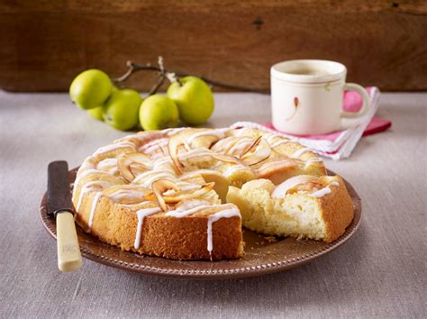 Versunkener Apfel Kokos Kuchen Rezept LECKER