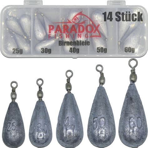 Paradox Fishing Birnenblei Set G G Angelblei Tropfenblei Mit