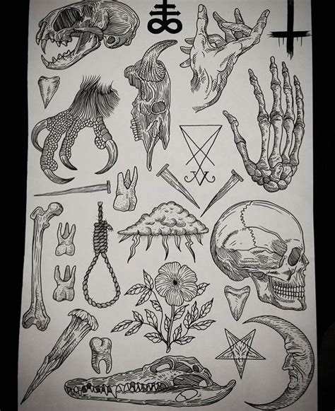 Pin By Iván López Ponce On Tattoo Designs Creepy Tattoos Satanic