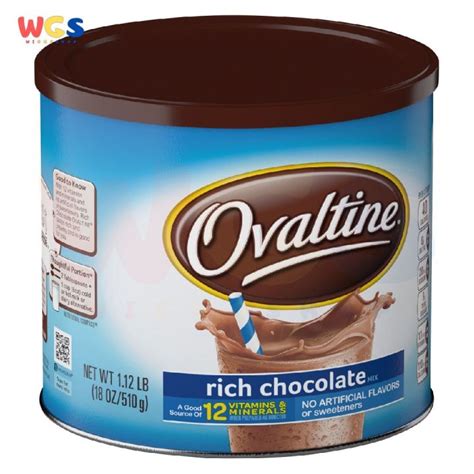 Ovaltine Rich Chocolate Drink Mix No Sweeteners Oz G Lazada