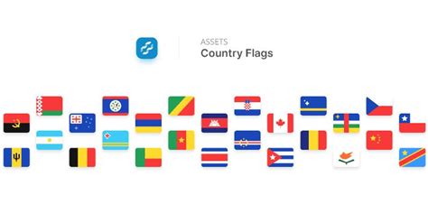 Assets Flags Figma Icon Template | UI4Free