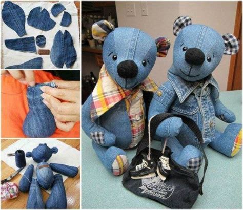 Denim Teddy Bear Pattern Diy Is Easy And Super Cute The Whoot Osos