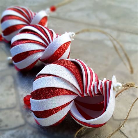 Christmas Tree Ornaments/red-white Christmas Tree Decoration/foam Tree ...