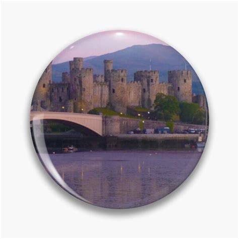 Twilight Conwy Castle Pin For Sale By Rockysmat Redbubble