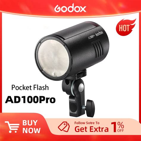 Godox Ad100pro Ttl 100ws Outdoor Flash Speedlight 2 4g Wireless X Ad100