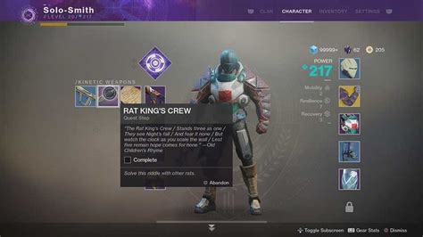 How To Get Rat King Exotic Sidearm In Destiny 2