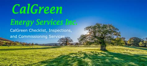 CalGreen For Commercial Buildings CalGreen Energy Services