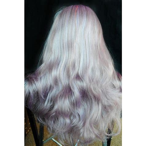 Sale Lavender Love Wig Pastel Purple Curly Thick Wavy Long Layered Wig Pastel Purple