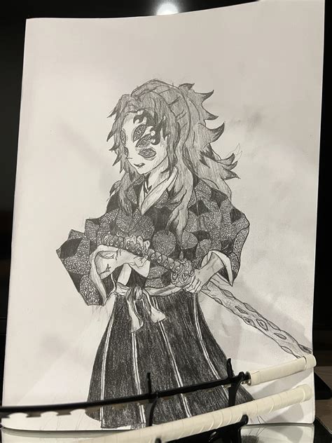 My fan art of the best designed upper moon (oc) : r/KimetsuNoYaiba