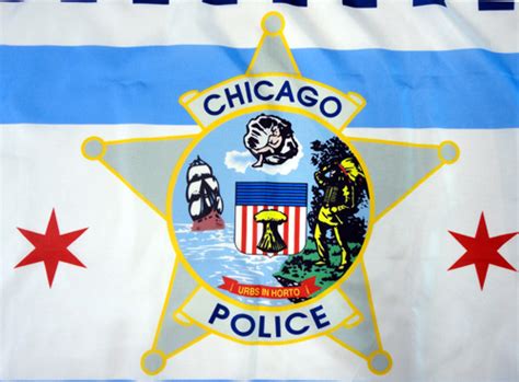 Chicago Police Department Flag, Nylon All Sizes - Flagpro