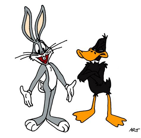 Bugs Bunny and Daffy Duck by ARTis2awsome on DeviantArt