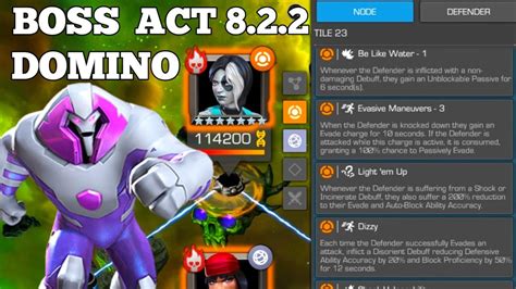 Act 822 Boss Domino Vs Nimrod • One Shot • 82 Exploration • Mcoc • Marvel Contest Os