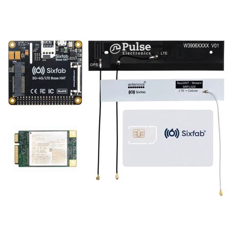 Raspberry Pi 4glte Modem Kit Sixfab