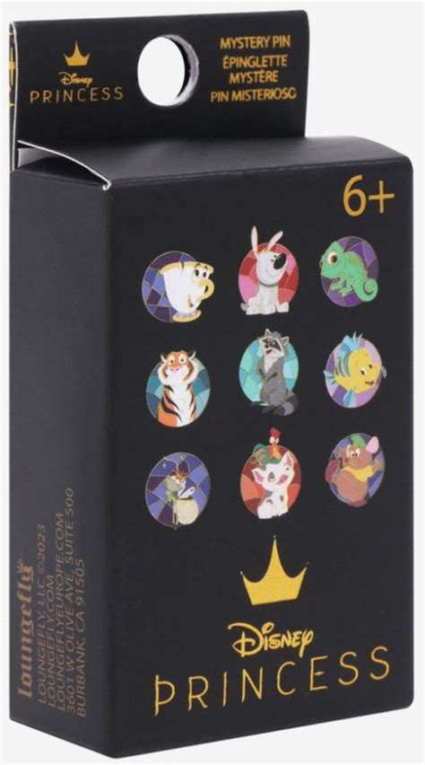 Boxlunch Exclusive Princess Sidekick Stained Glass Portraits Mystery