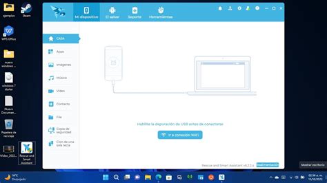 Como Trasferir Archivos Por Wifi Con Rescue And Smart Assistant Para