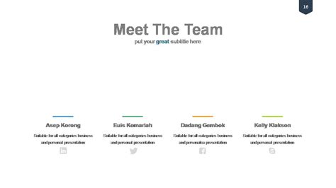 Meet The Team Template Download And Edit Powerslides™