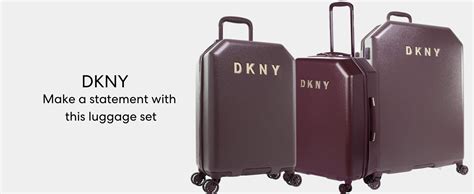 Amazon.com | DKNY 25" Upright Luggage with 8 Spinner Wheels, Clay ...