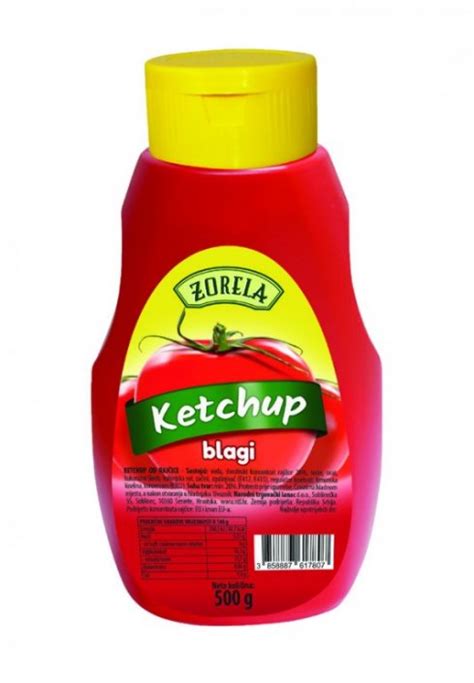 Ketchup blagi ili ljuti Zorela 500 g Boso Akcija Njuškalo katalozi