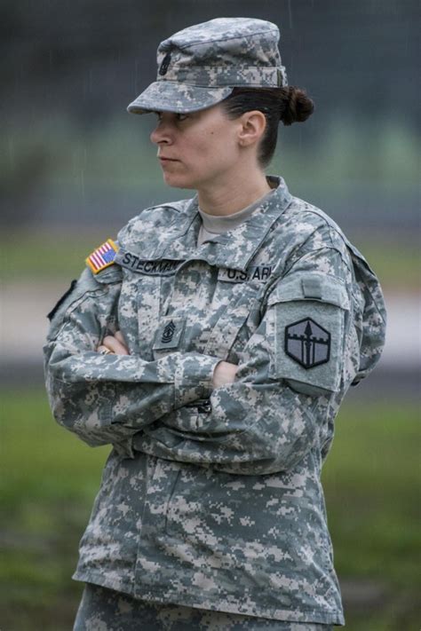 Blowing Down Barriers Female First Sergeant Takes Charge Of Sapper