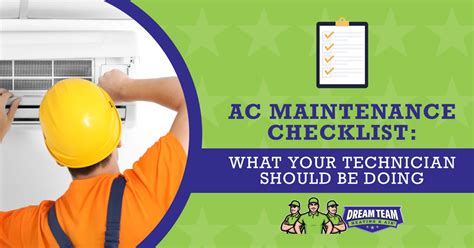 Ac Maintenance Checklist Guide Key Services To Expect