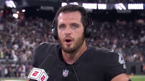 Raiders-Ravens: Derek Carr's awesome postgame interview (video ...