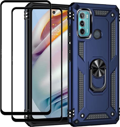 CNPUTAO Funda Para Motorola Moto G60 Moto G40 Fusion Con Soporte Y